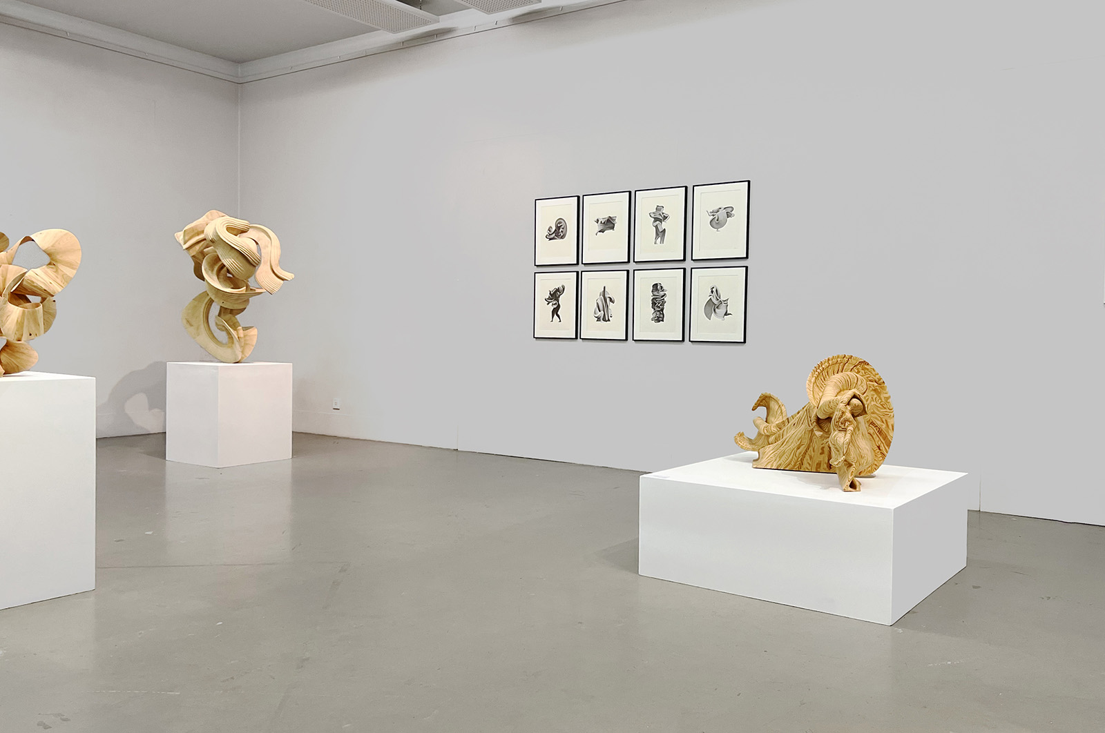 Ausstellungsansicht Raumzeit 1